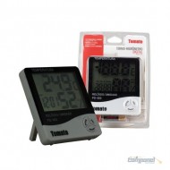 Termo Higrômetro Digital/relógio Umidade/temperatura/ Pd003